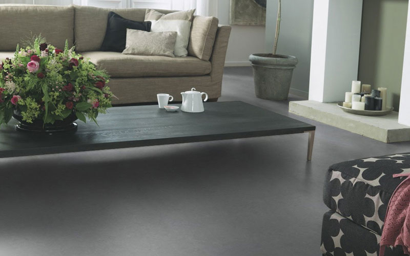 Мармолеум Forbo Marmoleum click Eternity 333866 фото в интерьере